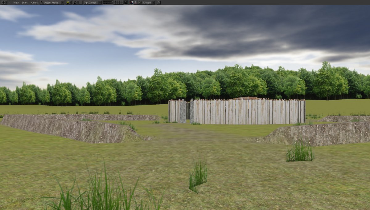 Fort Necessity stockade and earthworks