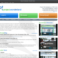 Project Wonderland Web Site